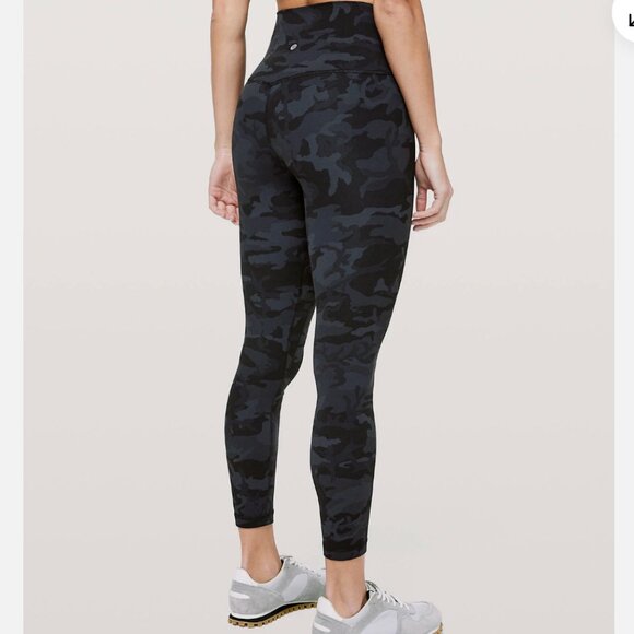 Lululemon Wunder Under High Rise Camo Leggings Size 6 - Picture 1 of 7
